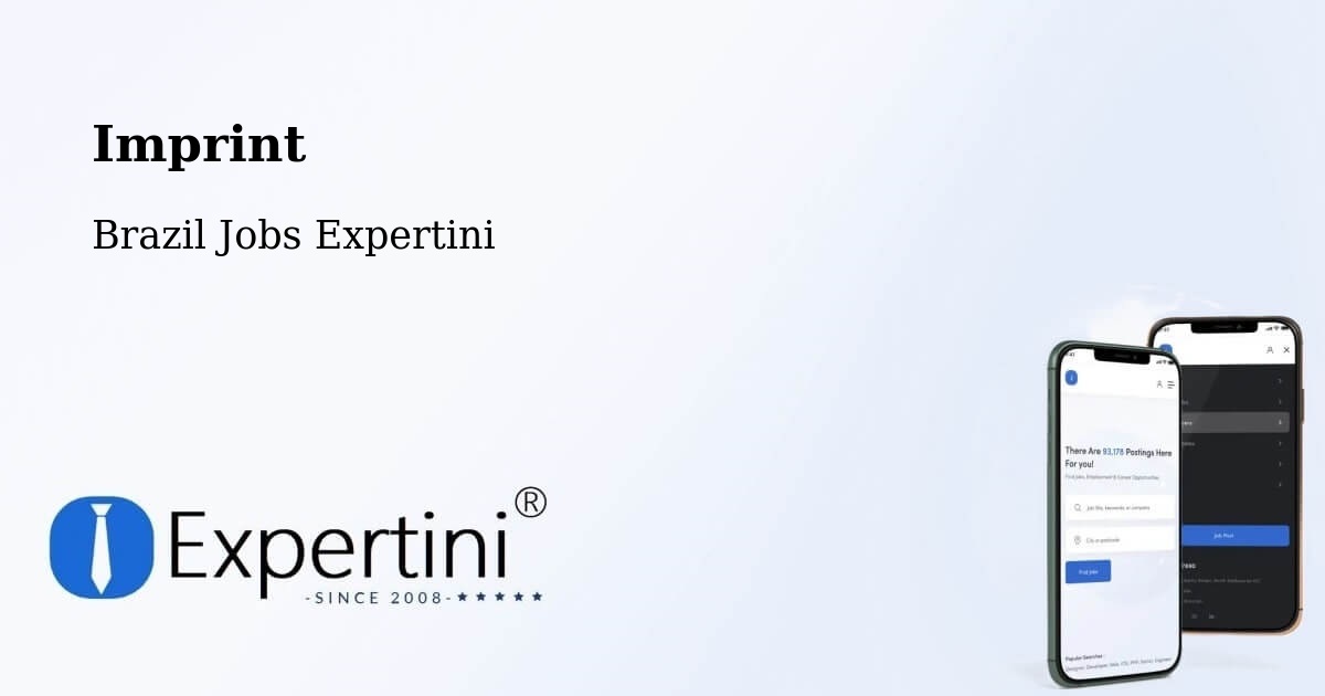 Imprint – Novo Repartimento - Brazil Jobs Expertini